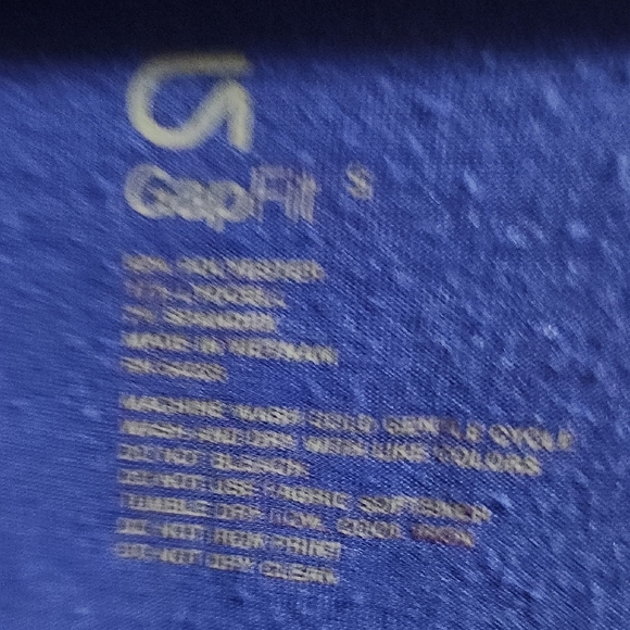 GAP Royal Blue Short Sleeve V-Neck Tee - Picture 3 of 3